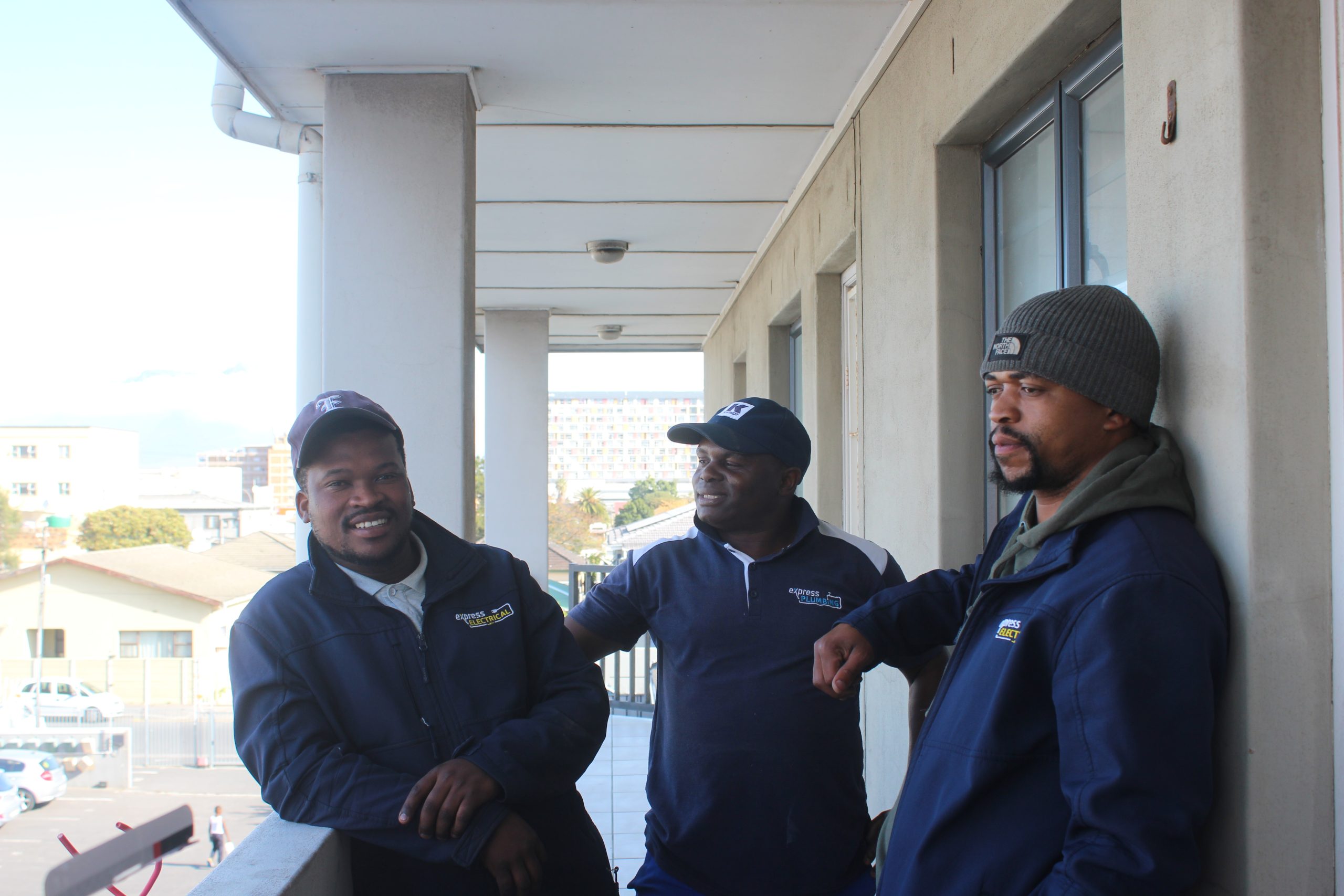 Tapiwa and Electrical team